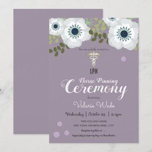 Invitación Ceremonia de posgrado para enfermeras de Anemone L