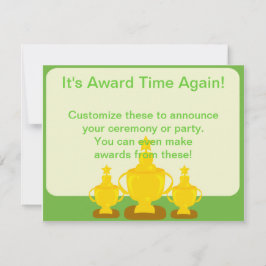 Invitación Ceremonia de premiación o Fiesta
