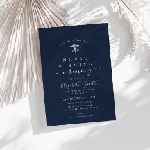 ceremonia de puntería de la enfermera azul marino 