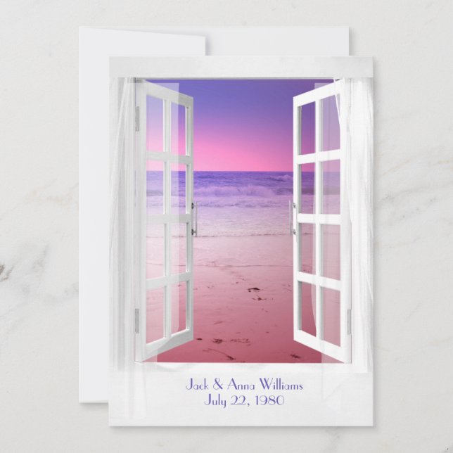 Invitación Ceremonia de Renovación de la Vista al Océano Suns (Anverso)