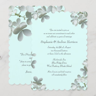 Invitación Ceremonia de renovación de vocación floral Invitac