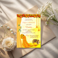 Ceremonia del boda hindú haldi
