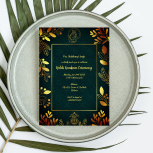 Invitación Ceremonia Haldi Kumkum