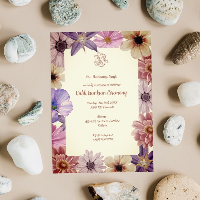 Invitación Ceremonia Haldi Kumkum (Subido por el creador)