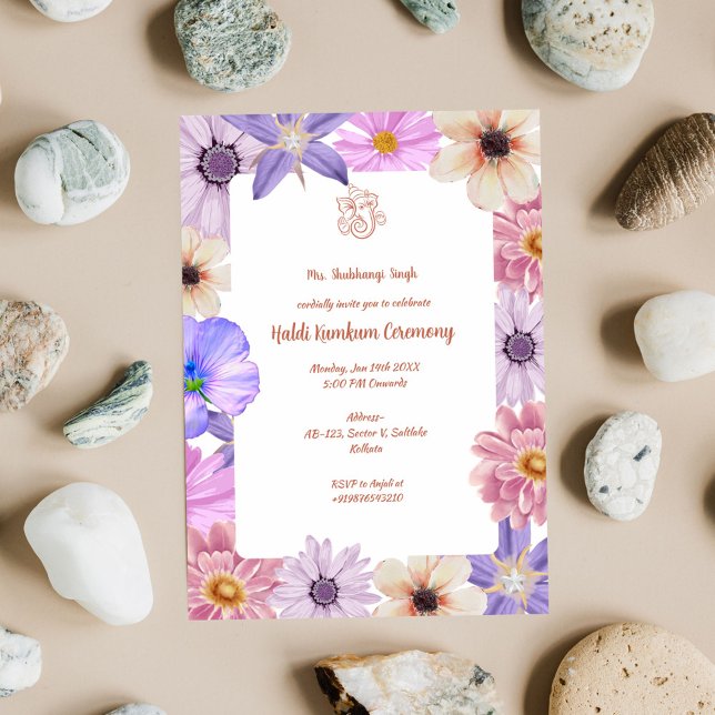 Invitación Ceremonia Haldi Kumkum (Subido por el creador)