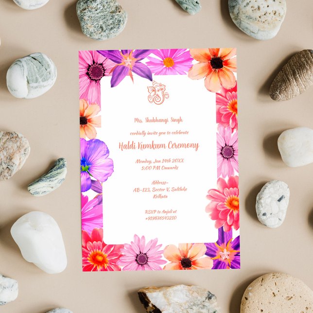 Invitación Ceremonia Haldi Kumkum (Subido por el creador)