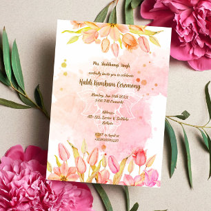Invitación Ceremonia Haldi Kumkum