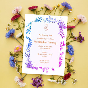 Invitación Ceremonia Haldi Kumkum