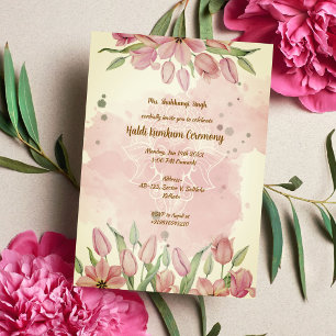 Invitación Ceremonia Haldi Kumkum