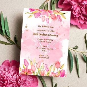 Invitación Ceremonia Haldi Kumkum