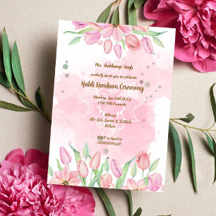 Invitación Ceremonia Haldi Kumkum
