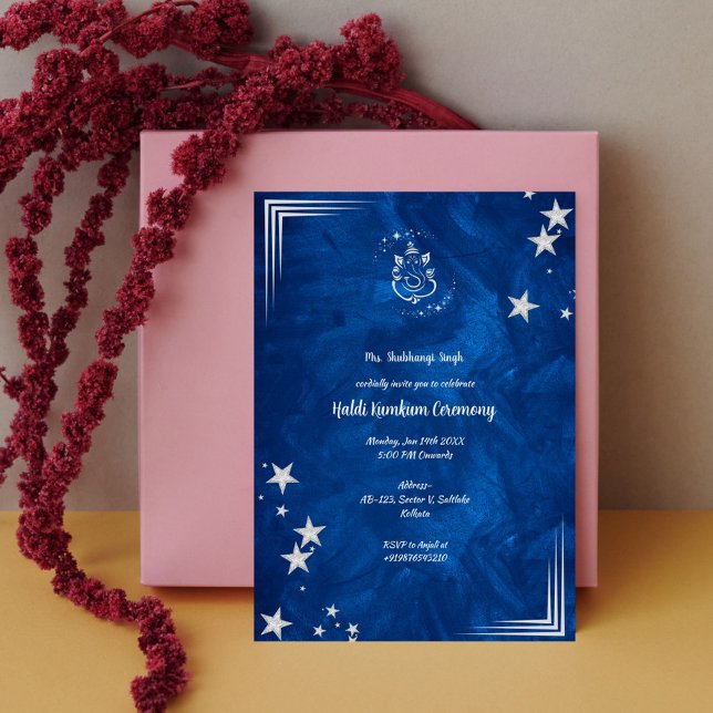 Invitación Ceremonia Haldi Kumkum (Subido por el creador)