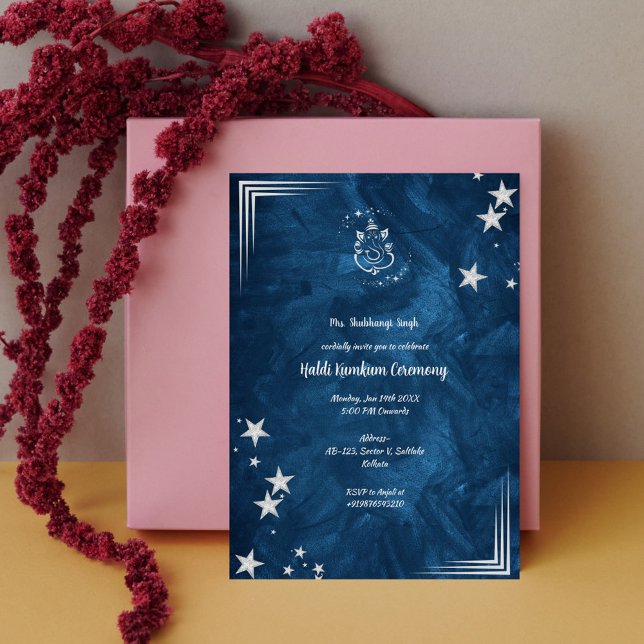 Invitación Ceremonia Haldi Kumkum (Subido por el creador)