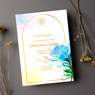 Invitación Ceremonia Haldi Kumkum