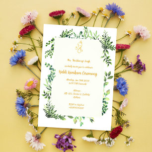 Invitación Ceremonia Haldi Kumkum