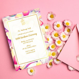 Invitación Ceremonia Haldi Kumkum