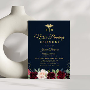 Invitación Ceremonia moderna de fondeo de la Marina Borgoña c