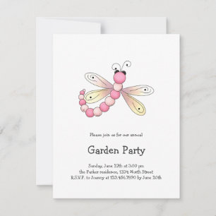 Invitación Cerezas De Campo ・ Dragón Rosa & Apricot.