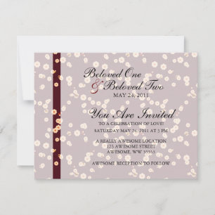 Invitación Cerezo Japonés Florido