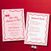 Cerezo ondulado rosa rojo en la fiesta de la Bache