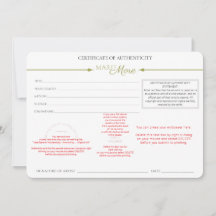 Certificado de Autenticidad