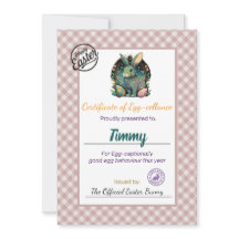 Certificado de Celda Personalizada de Huevos de Pa