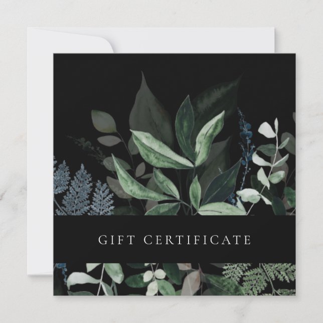 Invitación Certificado de obsequio por fisura tropical de lea (Anverso)