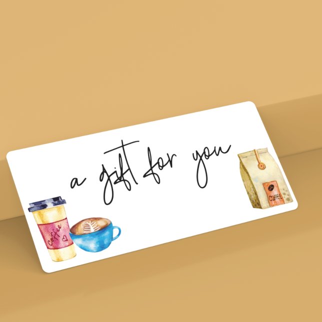 Invitación Certificado de regalo manuscrito para el negocio d (Subido por el creador)