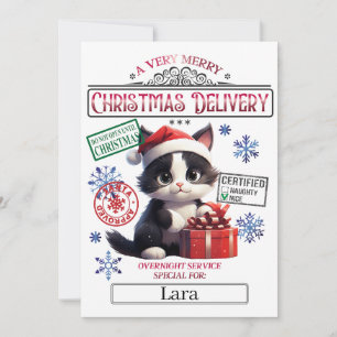 Invitación Certificado oficial de lista de Niza de Santa Navi