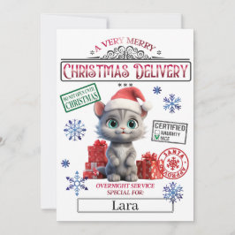 Invitación Certificado oficial de lista de Niza de Santa Navi