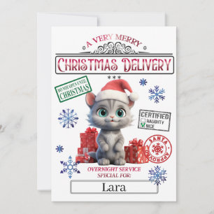 Invitación Certificado oficial de lista de Niza de Santa Navi