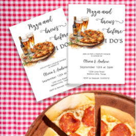 Invitación Cerveza de cerveza de antes de la ducha de la pare