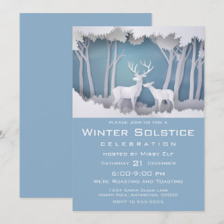 Invitación Cerveza de papel en bosque