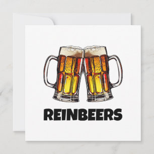 Invitación Cerveza Navidad Reinbeers