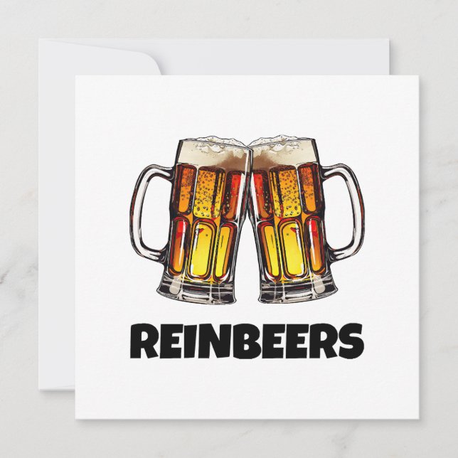 Invitación Cerveza Navidad Reinbeers (Anverso)