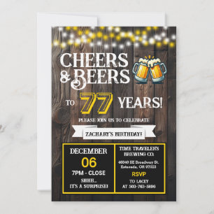 Invitación Cerveza Surprise celebra 77 años con Cheers y Beer