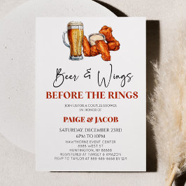 Invitación Cerveza y algas antes de los anillos Boda Parejas 