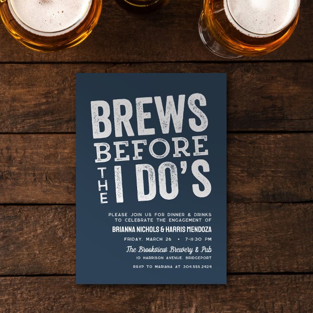 Invitación Cervezas antes de la fiesta de compromiso de la ce (Subido por el creador)