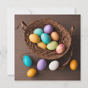 Invitación Cesta de Pascua