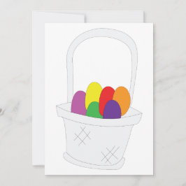Invitación Cesta de Pascua