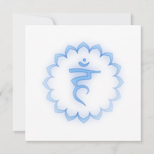 Invitación Chakra de la Corona "Stenciada" - Sahasrara