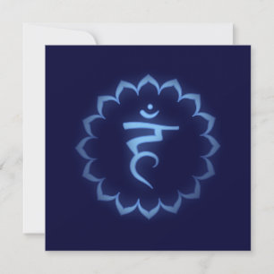 Invitación Chakra de la Corona "Stenciada" - Sahasrara