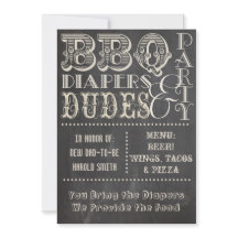 Chalkboard Beer Diapers y DUDES Baby Shower 2