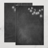 Chalkboard Edison Ilumina Moderno