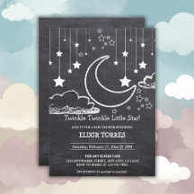 Chalkboard Twinkle Twinkle Little Star Baby Shower