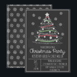 Invitación Chalkboard Whimsical Christmas Tree Holiday Party<br><div class="desc">La invitación se puede personalizar fácilmente para el evento añadiendo los detalles del evento,  el estilo de fuente,  el tamaño y color de la fuente y la redacción de su elección haciendo clic en el botón "Personalizar".</div>