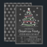 Invitación Chalkboard Whimsical Christmas Tree Holiday Party<br><div class="desc">La invitación se puede personalizar fácilmente para el evento añadiendo los detalles del evento,  el estilo de fuente,  el tamaño y color de la fuente y la redacción de su elección haciendo clic en el botón "Personalizar".</div>