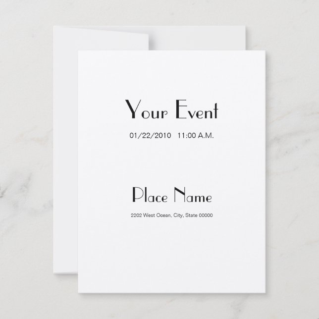 Invitación Champagne 4.25x5.5 (Anverso)