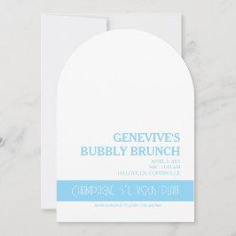 Invitación Champagne Coquette