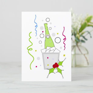 Invitación Champagne En El Hielo